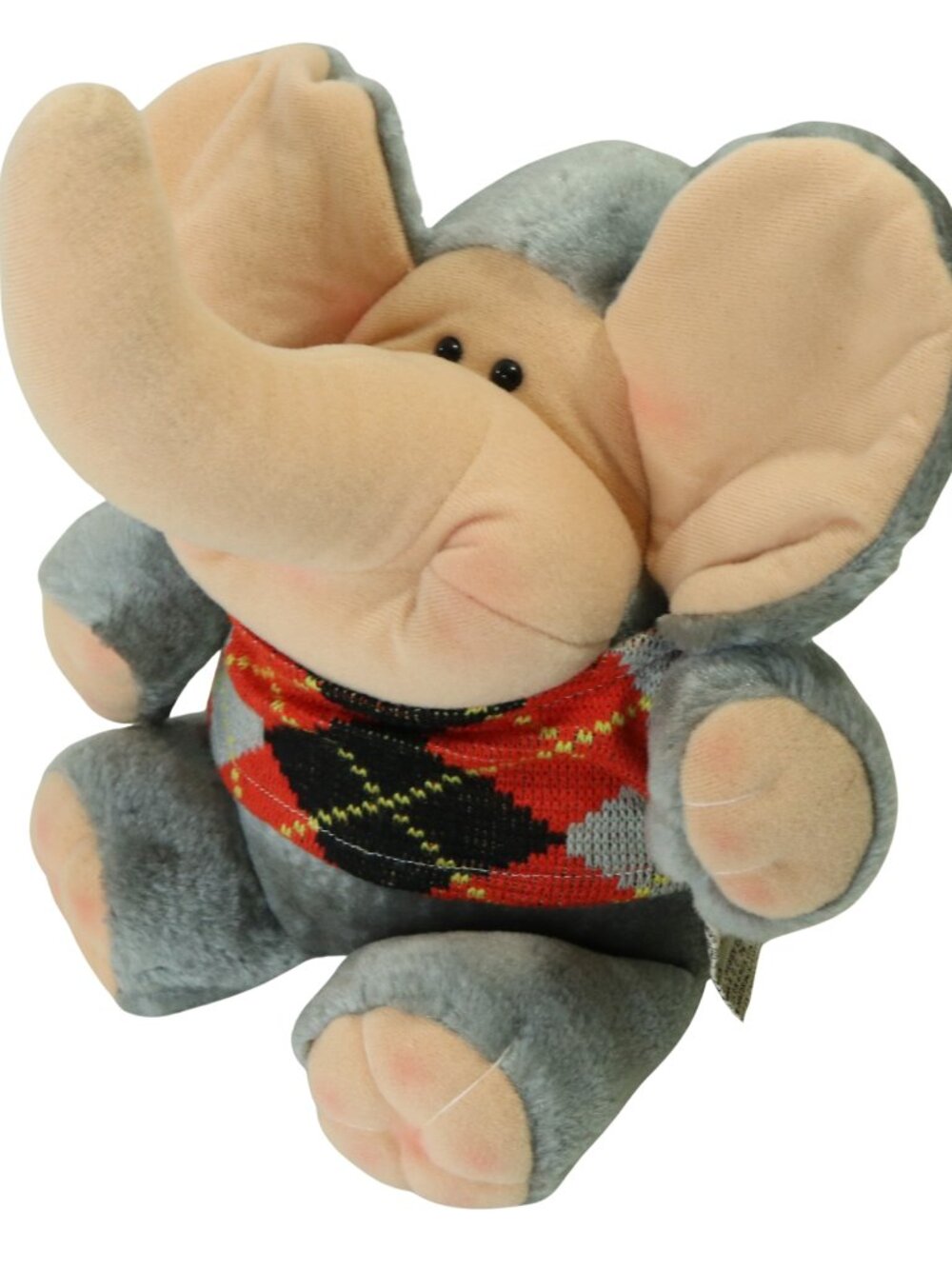 Applause Chubby Cheeks Elephant Plush Stuffed Animal Toy Vintage 1984